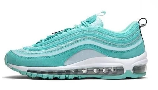 

2021 New Wotherspoon 97 Men Running Shoes Triple White Black Pink Sunburst Worldwide Black Sean Reflective Bred Sports Sneakers
