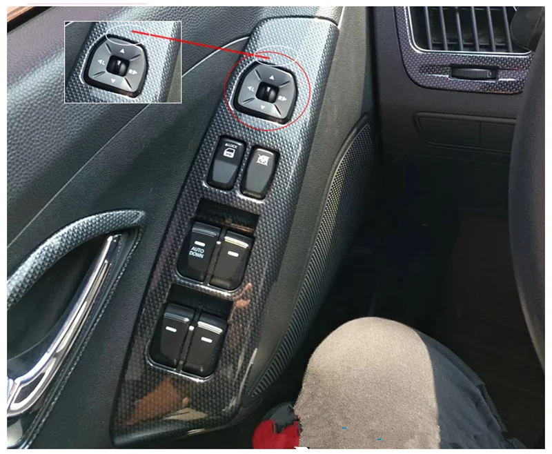 Наклейка на панель управления переменного тока из углеродного волокна для