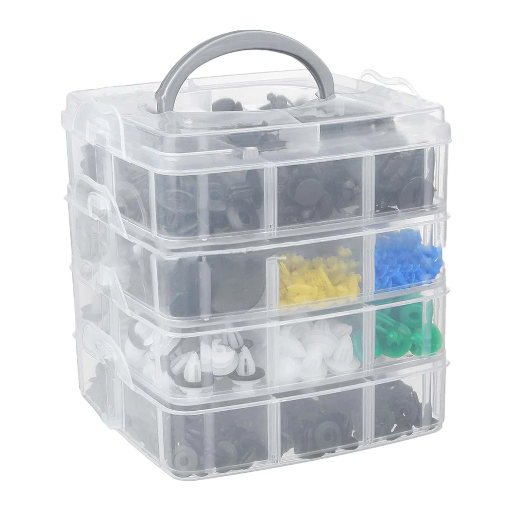 

620x Universal Car Fasteners Clips Door Panel Rivet Push Fender Repair Kit