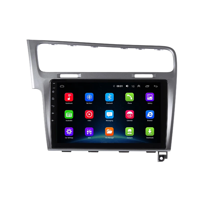 10 1 "Android автомобильный DVD мультимедийный плеер GPS для Volkswagen VW Golf 7 2013 2014 2015 аудио