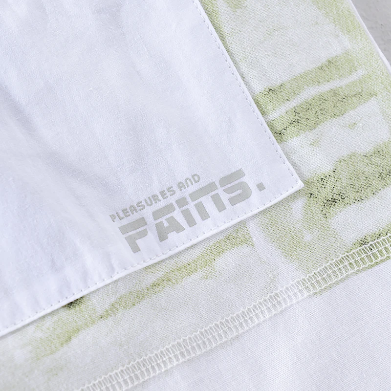 Брендовая льняная Футболка во французском стиле Мужская модная белая футболка