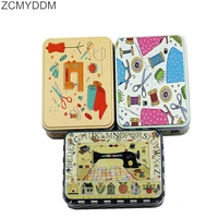 travel sewing box household portable travel scissor thimble needle threads box diy multi function sewing set christmas gifts
