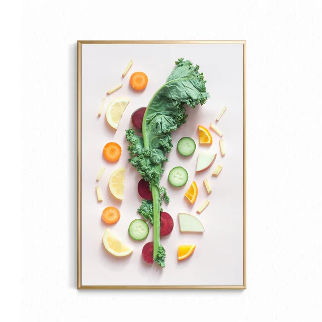 Плакат с едой в скандинавском стиле Современное украшение холст картины для