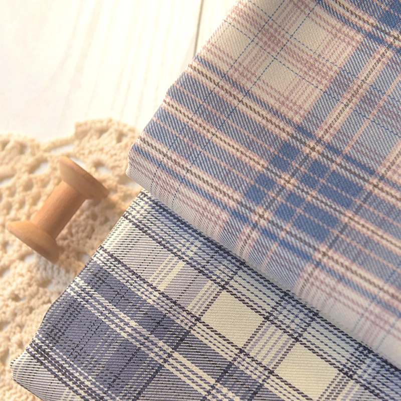 145x50cm A Little Thick Plaid Polyester Ripstop Fabric Making Jacket Pleated Short Skirt Dress Cloth 280g/m | Дом и сад