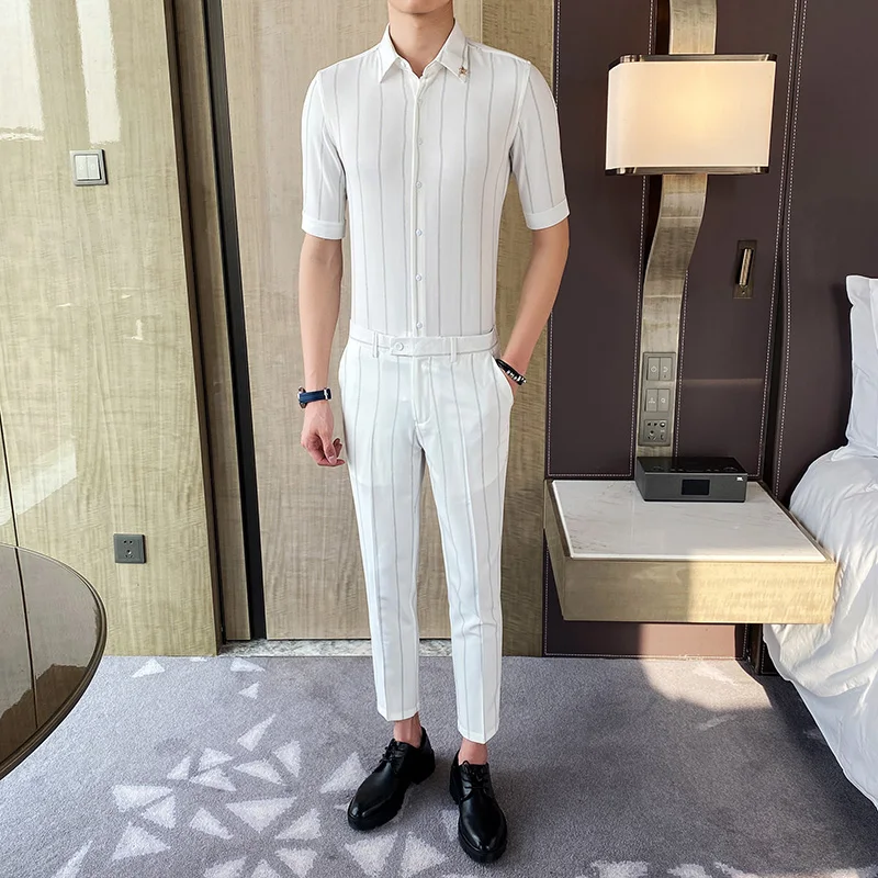 Модные 2021 новые мужские комплекты нижнего белья Летняя мужская рубашка для