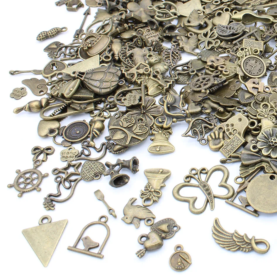 

50 шт., подвески для браслетов и ожерелий, 4-35 мм