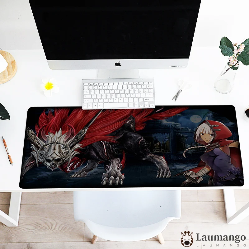 

God Eater Mouse pad Simple anime design mousepad large size game mouse pad, office workers like desk pad keyboard mousemat gamer