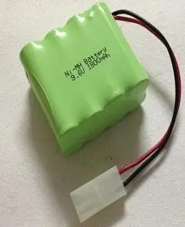 

Free ship 1pcs 9.6V AA 1800mAh NI-MH Rechargeable batteries pack battery pack
