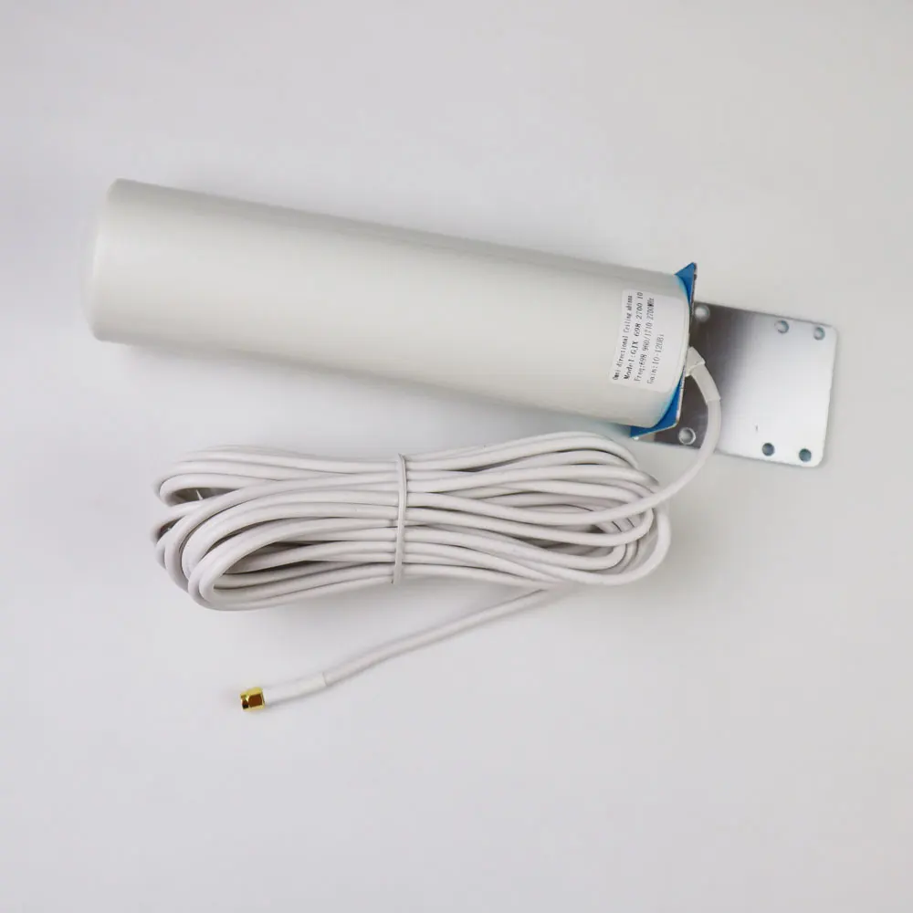 10m cable SMA ZQTMAX 12DBi Omni наружная антенна для 2G 3g 4G 700 800 900 1800 1900 2100 2600 GSM ретранслятор сотовой мобильный Интернет - Цвет: 10m cable SMA