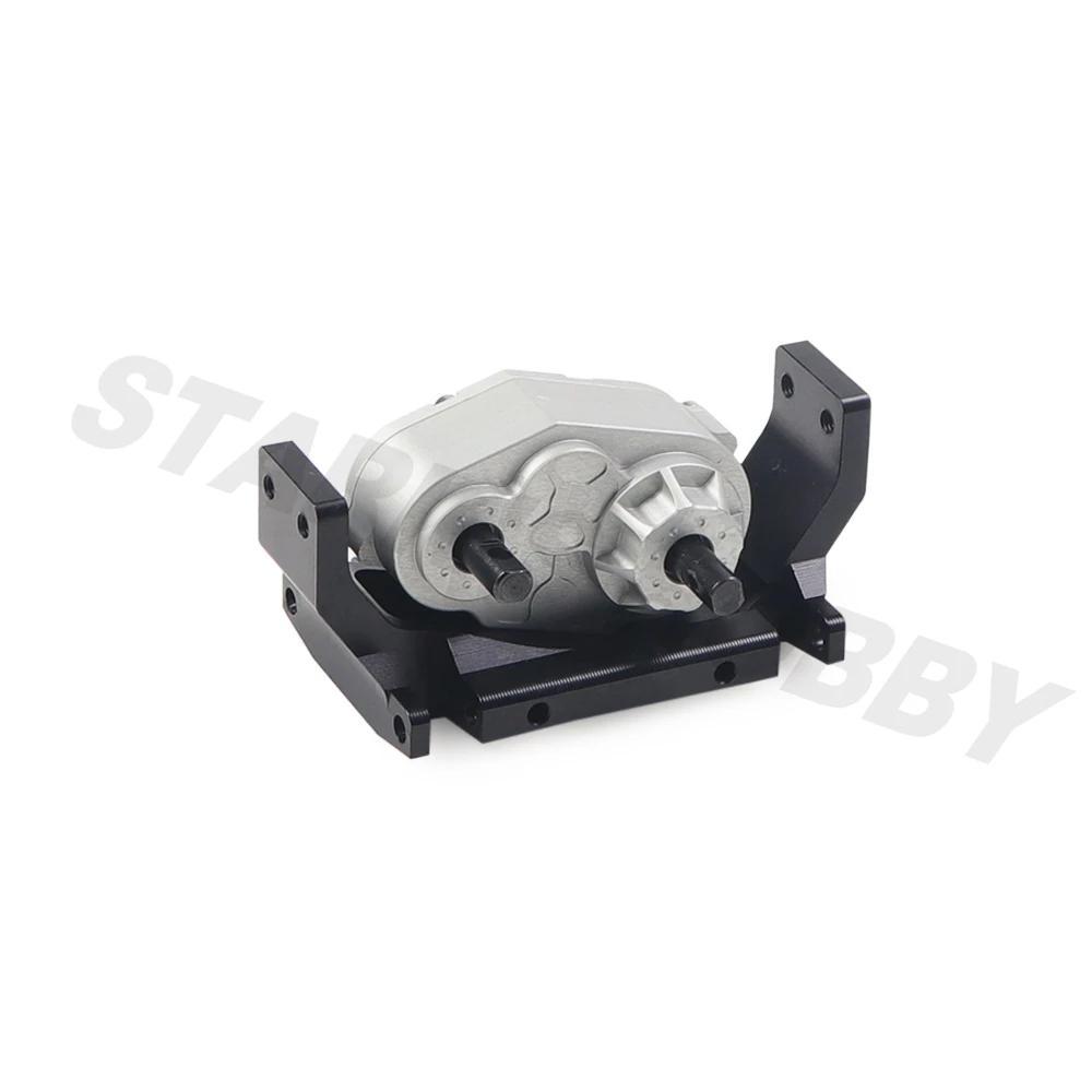 

Metal D90 Transfer Case Gearbox with 72MM Mount Plate for 1/10 RC Crawler Axial SCX10 RC4WD D90 Chassis Upgrade Parts