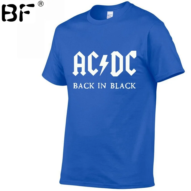 Группа ACDC Футболка мужская 2018 Лето 100% хлопок модный бренд Мужская футболка хип