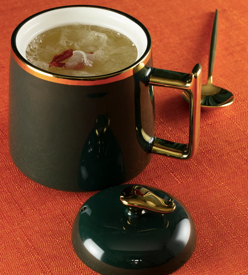 

220V 500ML Mini Portable Electric Stewing Cup Ceramic Multi Cooker Household Health Preserving Pot Slow Stewer