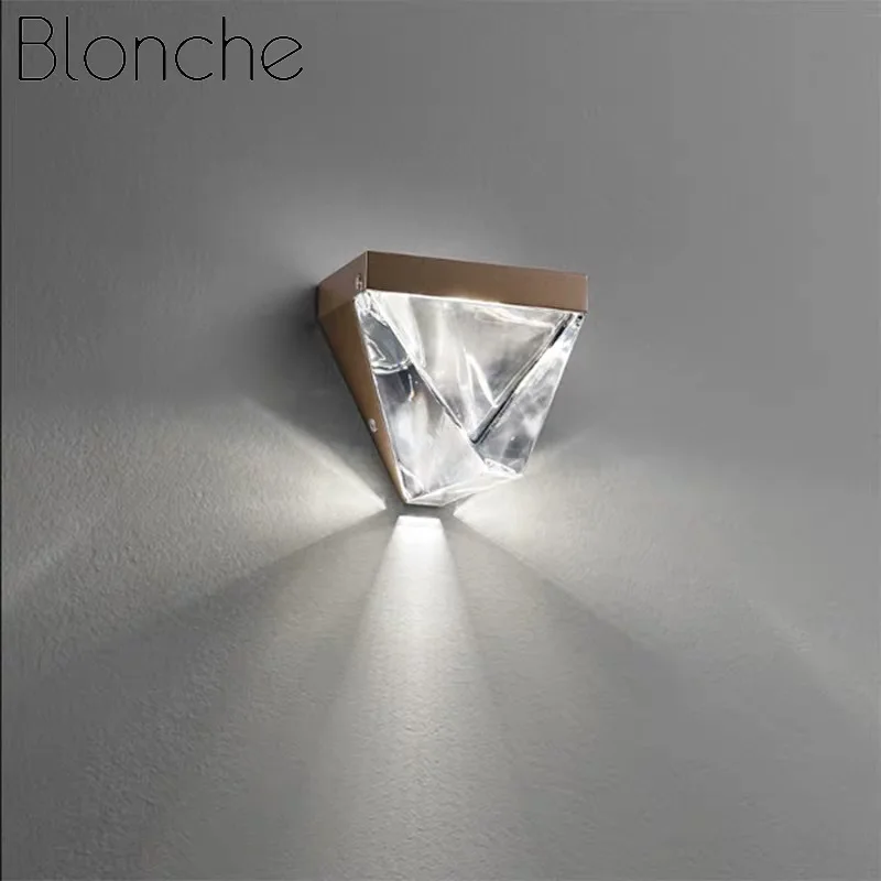 

Blonche Modern LED Wall Lamp Crystal Gold Wall Sconce Lights for Bedroom Living Room Restaurant Lighting Loft Fixtures Luminaire