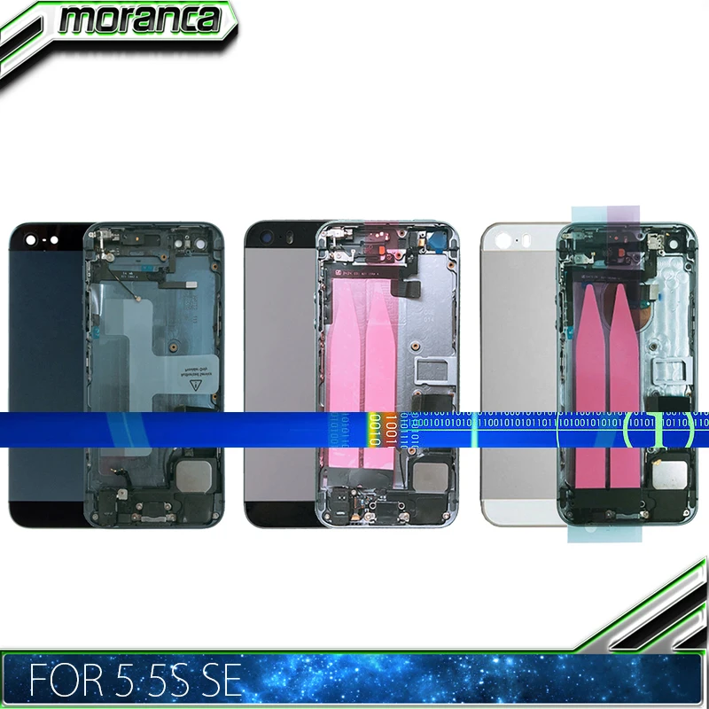 Корпус для iPhone 5 Задняя рама со средней рамкой в сборе крышка аккумулятора задняя