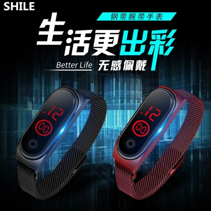 

Magnetic Strap Women Watch Digital Women's Watches Sport Watch Women LED Electronic Wristwatch Female Clock Relogio Feminino