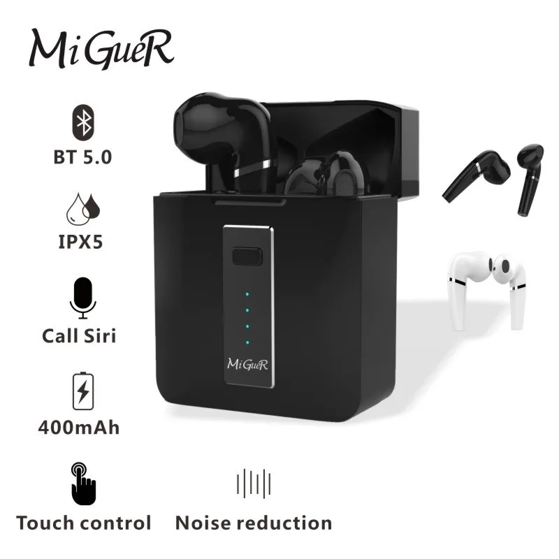 MiGueR HX03 наушники вкладыши TWS с 5 0 гарнитура Беспроводной мини Hi Fi стерео технологии