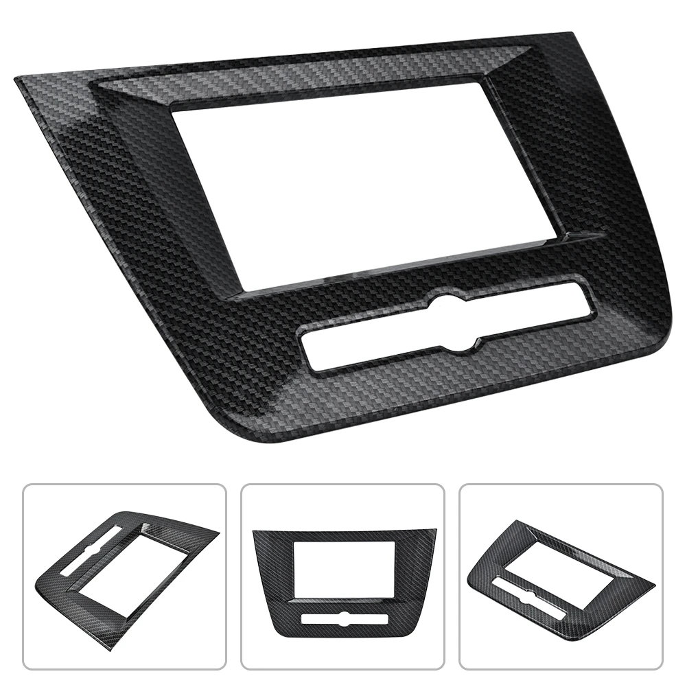 1pc Carbon Fiber Color Style Car Accessories Dashboard Navigation Frame Cover Trim for Mg Zs Suv 2017-2018 | Автомобили и