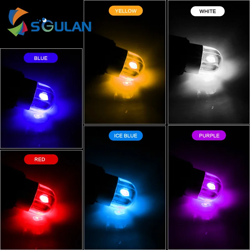 10x W5W T10 3030 автомобильные 2LED лампы Авто 12В номерного знака ширина положения