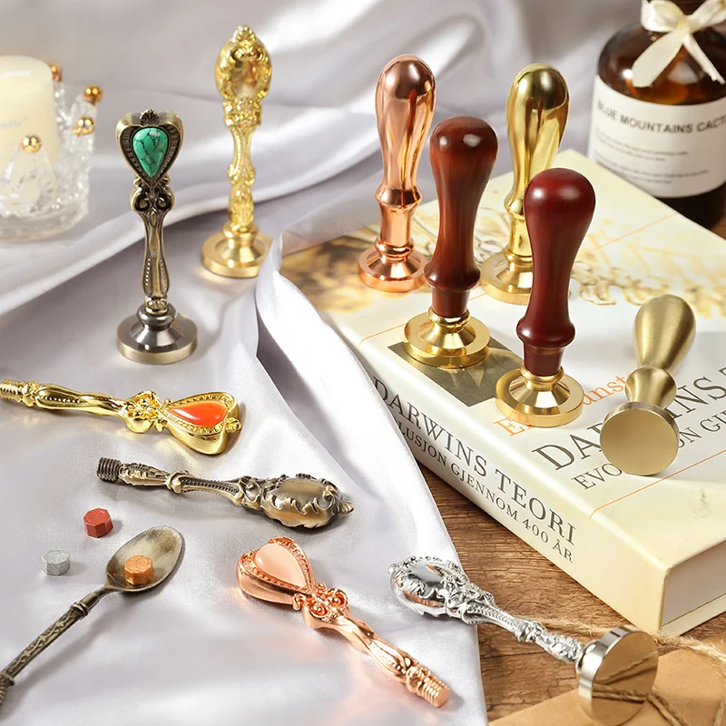 Винтажный Штамп для рукоделия воск запечатывания DIY инструмент изготовления