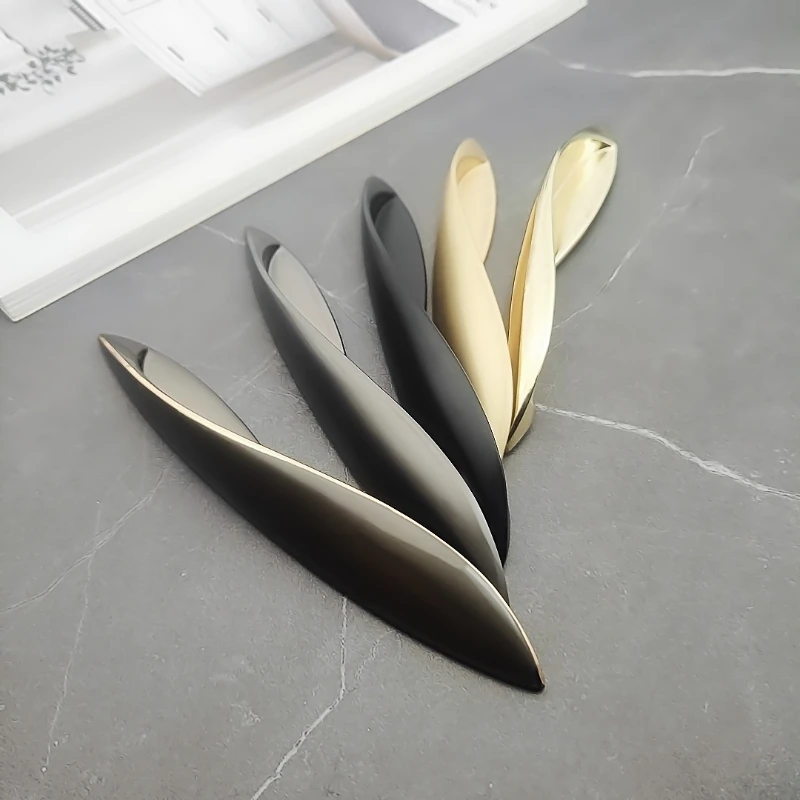 Ручка для кухни ручки шкафов и ящиков металлический цинковый сплав черный