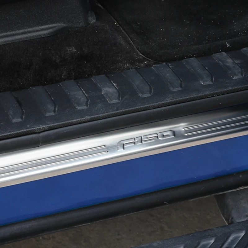 Защита дверных порогов ДЛЯ Ford F150 2015 2018 защита для входа педали декоративные