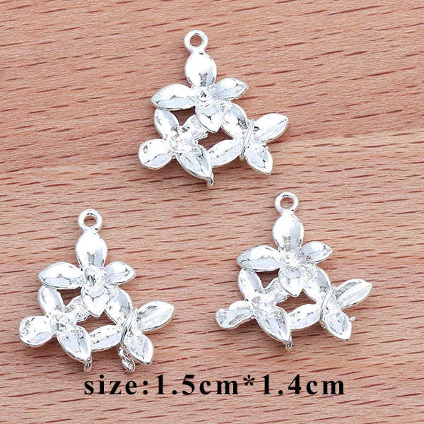 M33601 GUFEATHER M336, ювелирные аксессуары, 18k позолоченный, diy кулон, форма цветка, ручная работа, diy серьги, изготовление ювелирных изделий, 10 шт./партия - Цвет: M33601