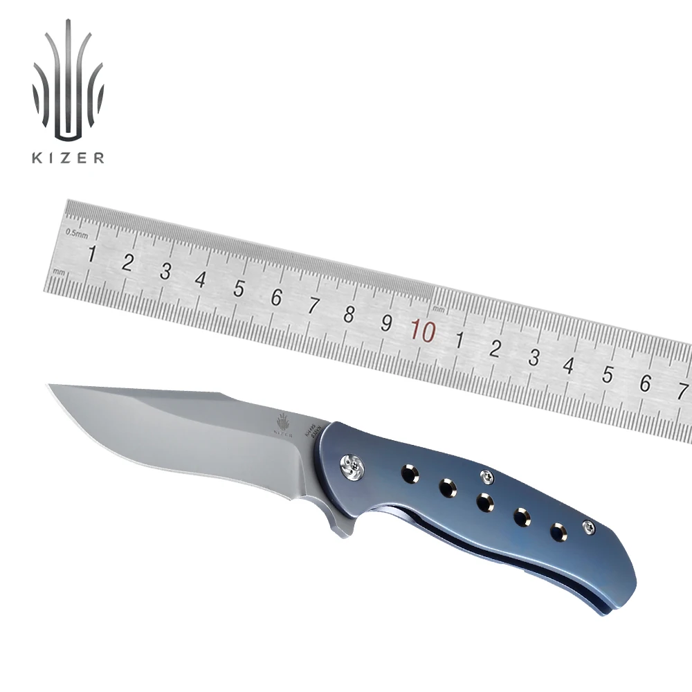 Складной нож Kizer карманный Lancer 2 Ki4495 essencial для выживания инструменты кемпинга на