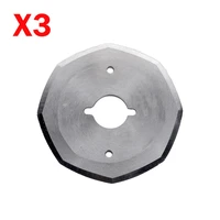 3pcs alloy steel 70 yj 70a rotary round blade electric machine saw cutting cloth textile knife cutter fabric diy hand tools