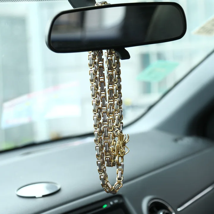 Браслет из тяжелого металла уличное Ожерелье С килем для самообороны модные