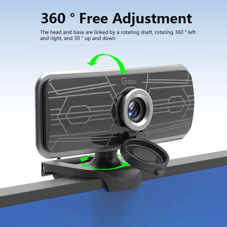 T16S USB Black Webcam Camera 1080P Video Record HD Web With MIC Live Broadcast Calling Conference Network Teaching | Компьютеры и офис