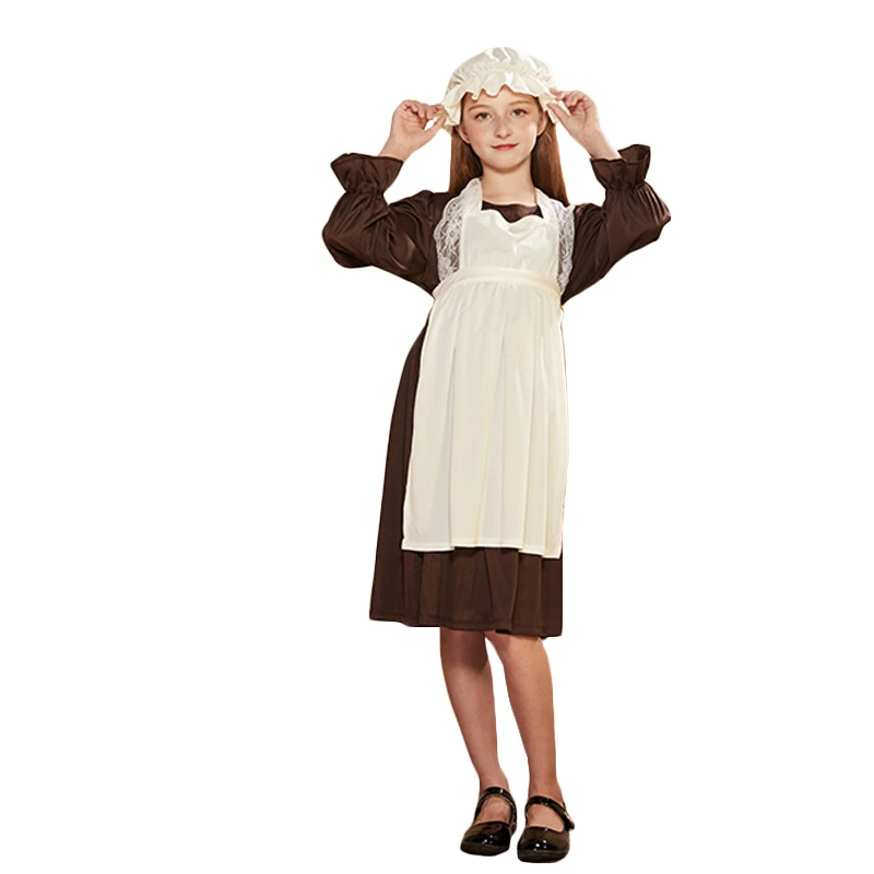 

2021 new style cosplay national costume Victorian maid girl costume Halloween cos costume school party group performance costume