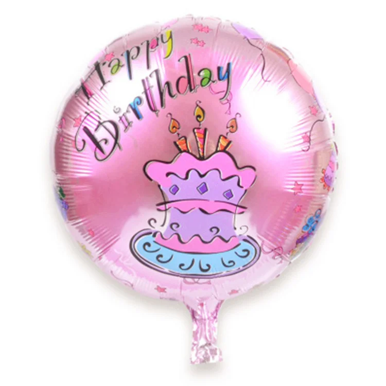 

18 inch round cake balloon party hydrogen balloon birthday party decoration aluminum foil balloon baby shower