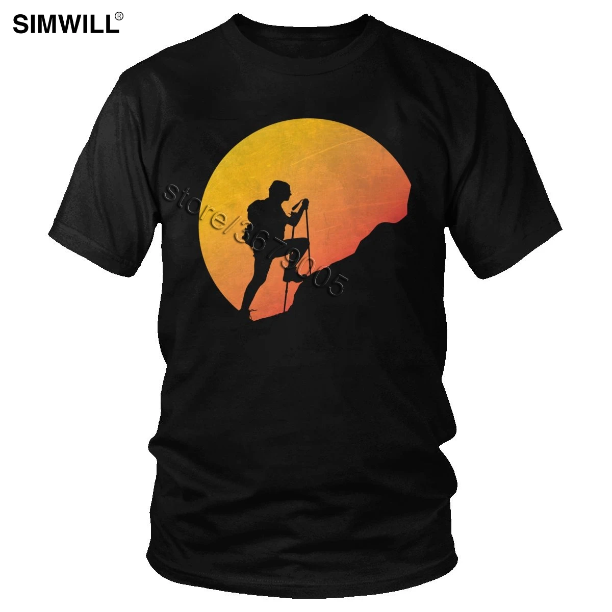 

Vintage Hiking Exploring Nature T shirt Fashion Cotton T-Shirt Men Short Sleeve Hiker Tshirt Climber Tee Climb Lover Gift Tops