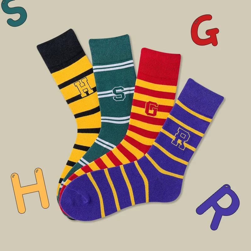 

Socks Men Autumn and Winter Mid-Calf Length Socks Women Long Socks Ins Cotton Socks Woman Socks