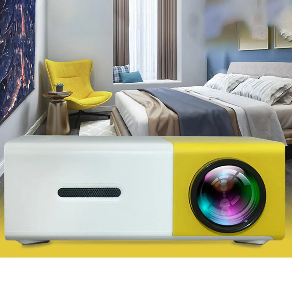 

YG300 Home Theater LED Portable Projector Handheld Smart Multimedia Office High Definition 1080P Projector