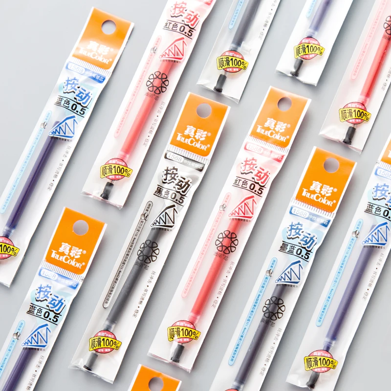 0 5 мм нейтральный цвет синий черный Большие размеры пресс тип стержни для гелевых