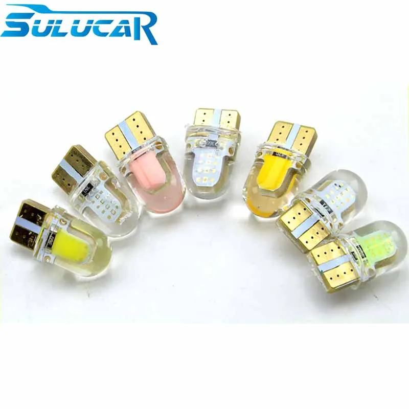 1 шт. Canbus T10 194 501 W5W SMD COB светодиодный автомобильный клиновидный фонарь лампа для