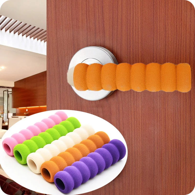

1/3pcs Spiral door handle gloves crash protection cover children's safety door handle gloves household safety bedroom decoration