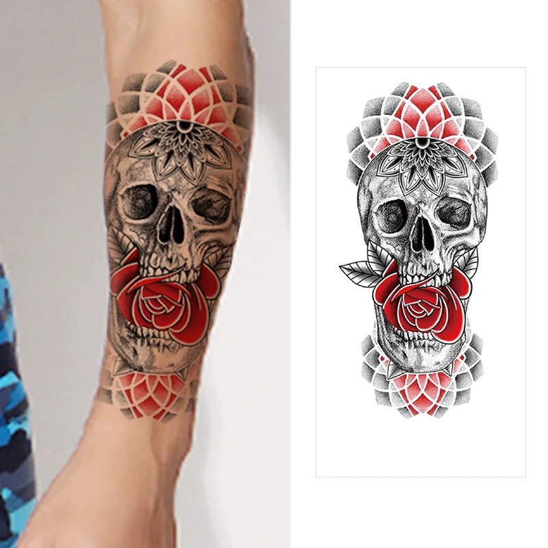 

Sexy Tattoo Fake Fox Dragon Snake Tattoos Temporary Art Tattoo Waterproof Neck ArmTato Sticker Tatoo for Men Painting Stickers