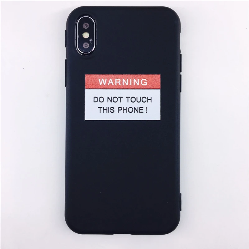 Оригинальный классный чехол для телефона iPhone X XS MAX XR 6 6S 7 8 Plus мягкий силиконовый