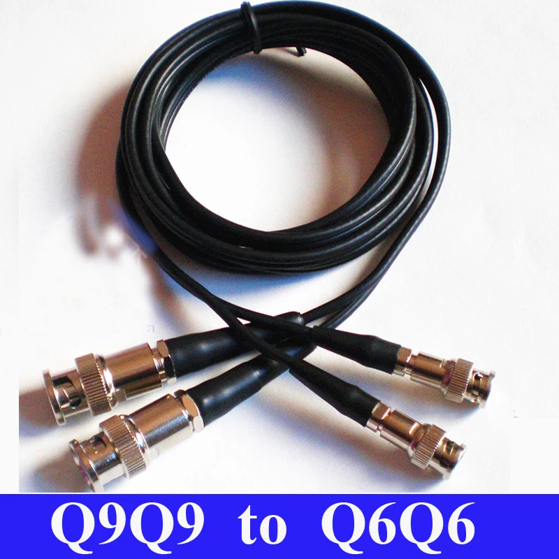 Кабель для ультразвукового дефектоскопа C9-C5 C6-C6 Q9-C5 C6-C9 C6-Q9 C9-Q9 крауткрамер для ультразвукового оборудования дефектоскопа