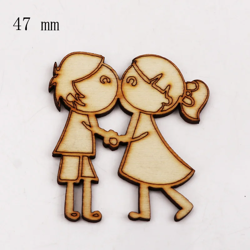 Разнообразие стилей натуральный Свадебные Mr Mrs деревянные украшения поделки