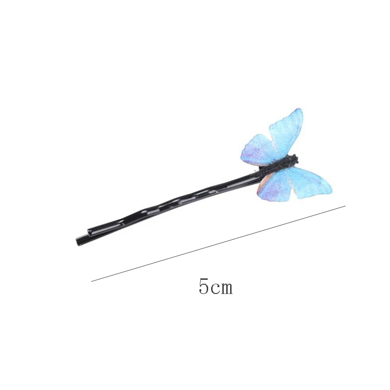 

1/4Pc Women's Fairy Hairpin Simple One Word Hairpin Gauze Butterfly Hairpin Korea Fashion Glamour Hair Accessorie Gift Hair Clip