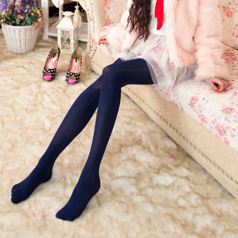 

Women Sexy Pantyhose Spring Autumn Styles Nylon Tights Velvet Solid Color Pantyhose Step Foot Seamless Collant Female 2020