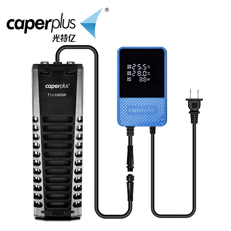 Caperplus T1 + Aquarium WIFI Heater Heating APP Fish Tank Automatic Constant Temperature Power Saving PTC Quartz Frequency | Дом и сад