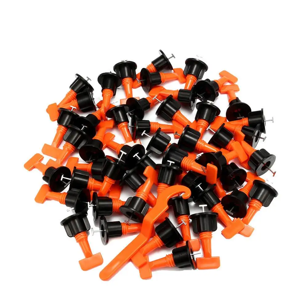 

50/100pcs Level Wedges Tile Spacers for Flooring Wall Tile Leveling System Leveler Locator Spacers Plier Balance Tiles Alignment