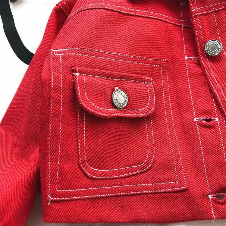 

Spring/Autumn Girls' Jackets Boys Denim Jackets Children Baby Denim Jackets Kids Clothes 0-6 Years