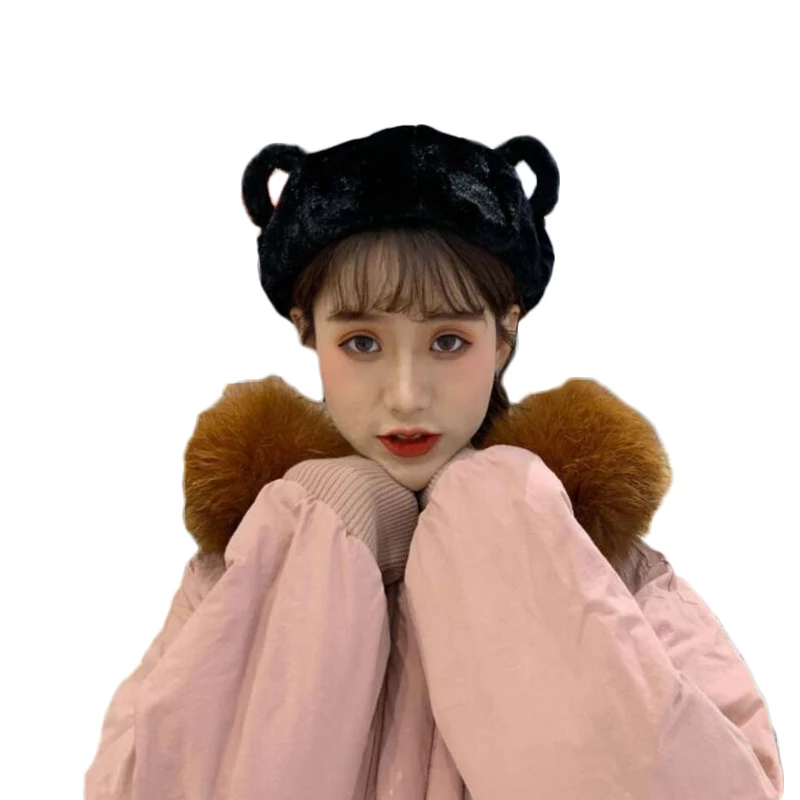 Теплая шерстяная шапка SUOGRY теплая шерстяной берет в японском стиле шапка-берет