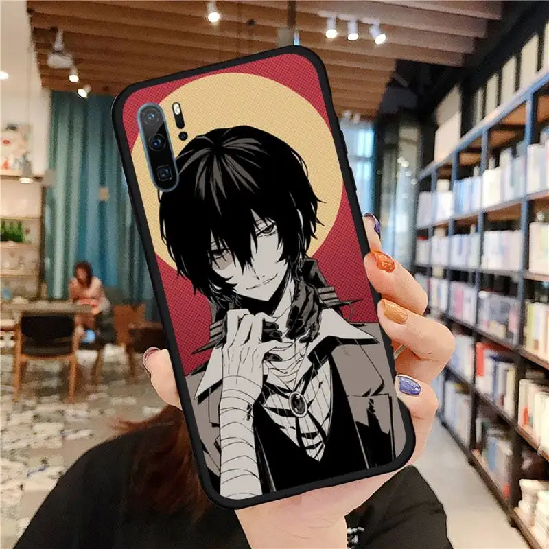 

Anime Bungou Stray Dogs Dazai Osamu Phone Case For Huawei honor Mate P 9 10 20 30 40 Pro 10i 7 8 a x Lite nova 5t Soft Silicone