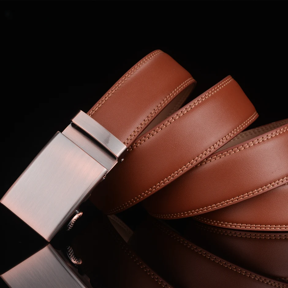 

Plyesxale Designer Belts Men High Quality Genuine Leather Belt Mens Belts Luxury Ceinture Homme Luxe Marque Brown Automatic G50